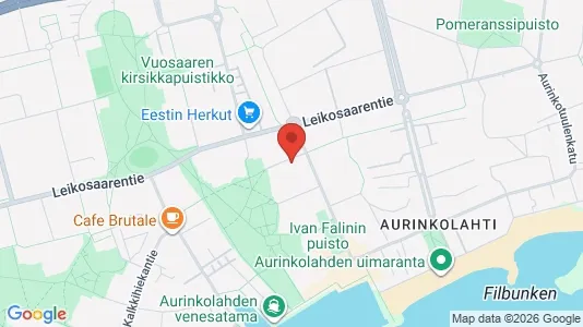 Apartments for rent i Helsinki Itäinen - kort over placeringen