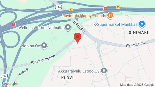 Apartments for rent i Espoo - kort over placeringen