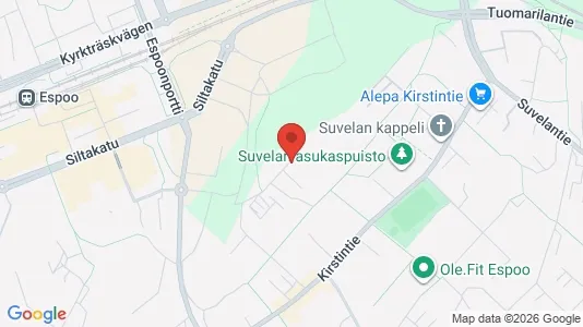 Apartments for rent i Espoo - kort over placeringen