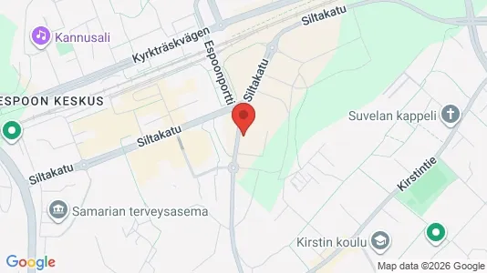 Apartments for rent i Espoo - kort over placeringen