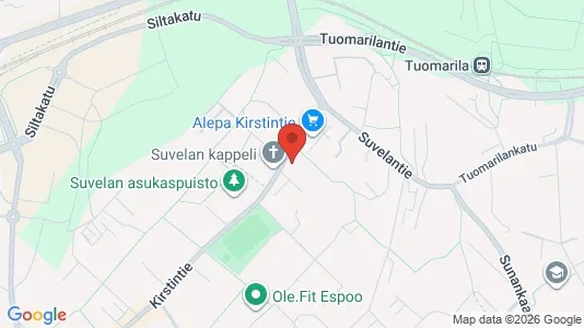 Apartments for rent i Espoo - kort over placeringen