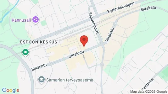 Apartments for rent i Espoo - kort over placeringen