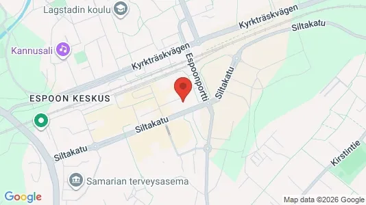 Apartments for rent i Espoo - kort over placeringen