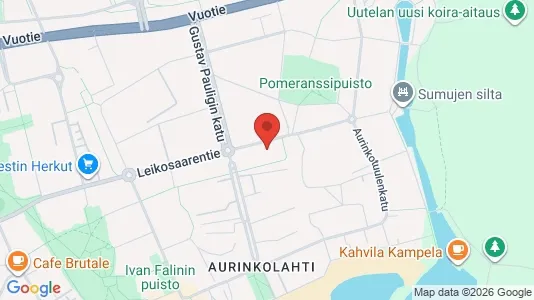 Apartments for rent i Helsinki Itäinen - kort over placeringen