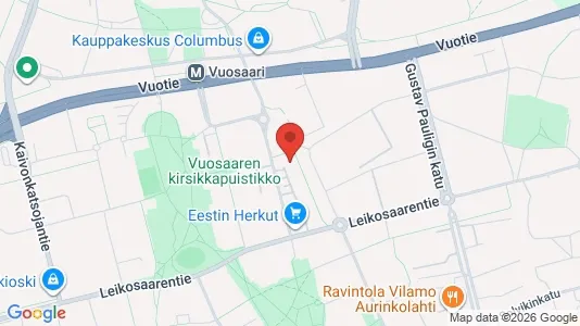 Apartments for rent i Helsinki Itäinen - kort over placeringen