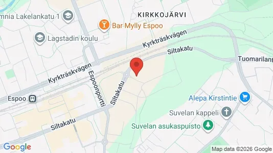 Apartments for rent i Espoo - kort over placeringen