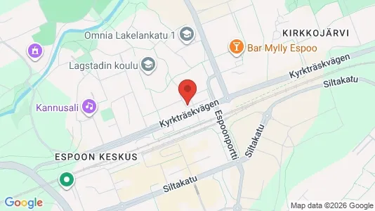 Apartments for rent i Espoo - kort over placeringen