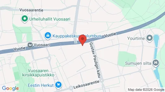 Apartments for rent i Helsinki Itäinen - kort over placeringen