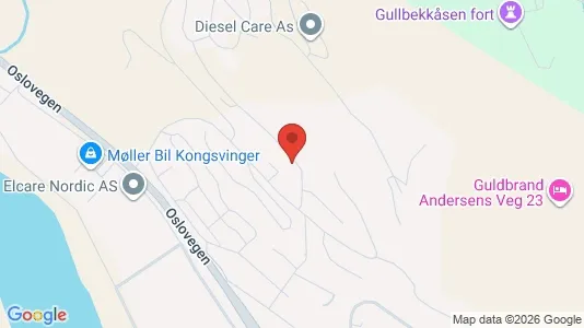 Apartments for rent i Kongsvinger - kort over placeringen