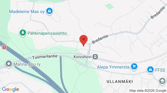 Apartments for rent i Kauniainen - kort over placeringen