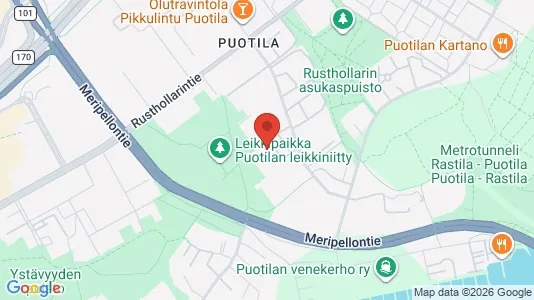Apartments for rent i Helsinki Itäinen - kort over placeringen