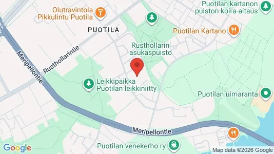 Apartments for rent i Helsinki Itäinen - kort over placeringen