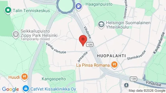 Apartments for rent i Helsinki Läntinen - kort over placeringen
