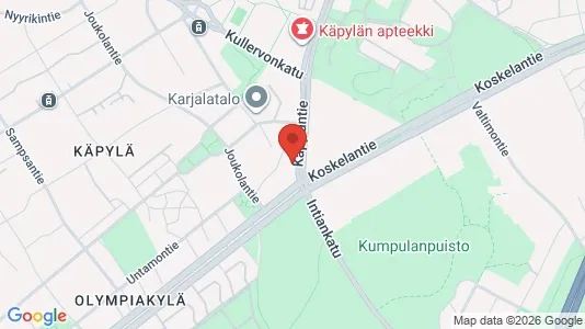 Apartments for rent i Helsinki Keskinen - kort over placeringen