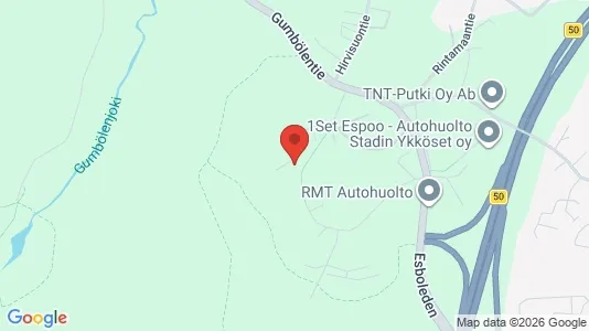 Apartments for rent i Espoo - kort over placeringen