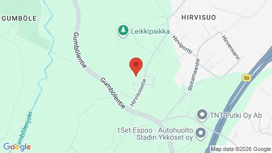 Apartments for rent i Espoo - kort over placeringen