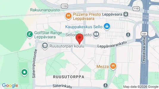 Apartments for rent i Espoo - kort over placeringen