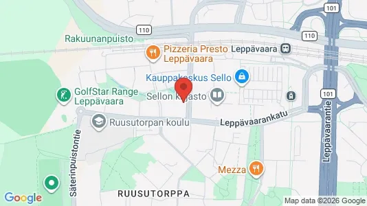Apartments for rent i Espoo - kort over placeringen