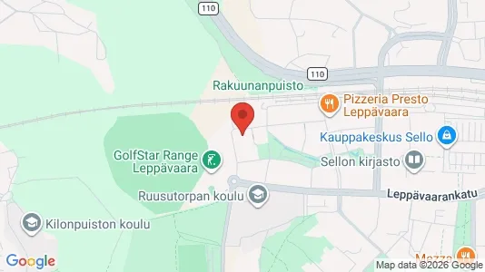 Apartments for rent i Espoo - kort over placeringen