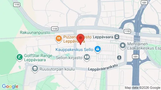 Apartments for rent i Espoo - kort over placeringen