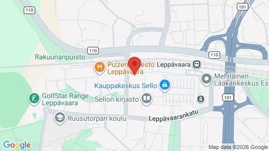 Apartments for rent i Espoo - kort over placeringen