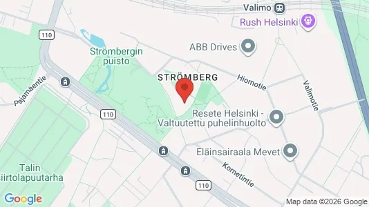 Apartments for rent i Helsinki Läntinen - kort over placeringen