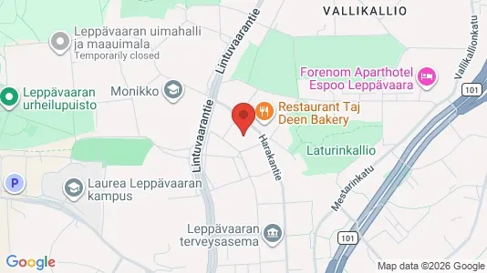 Apartments for rent i Espoo - kort over placeringen