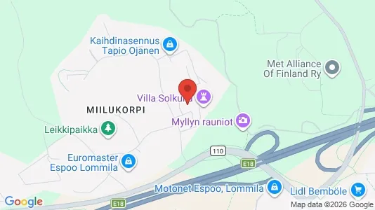 Apartments for rent i Espoo - kort over placeringen