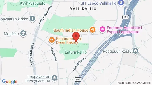 Apartments for rent i Espoo - kort over placeringen