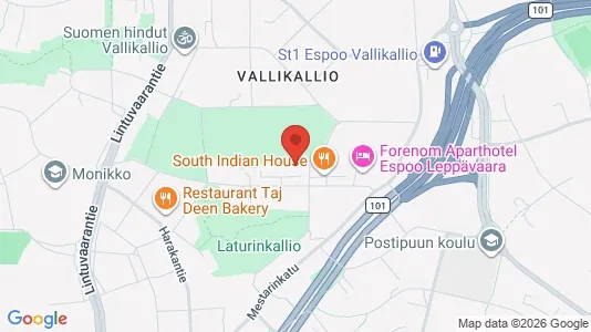 Apartments for rent i Espoo - kort over placeringen