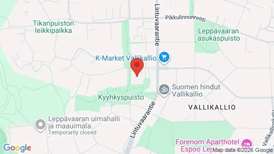 Apartments for rent i Espoo - kort over placeringen