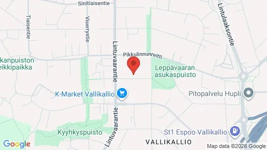 Apartments for rent i Espoo - kort over placeringen