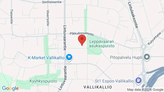 Apartments for rent i Espoo - kort over placeringen