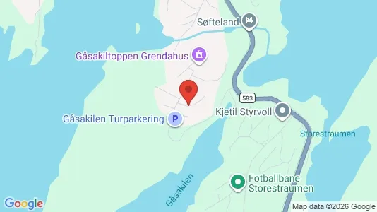 Apartments for rent i Os - kort over placeringen