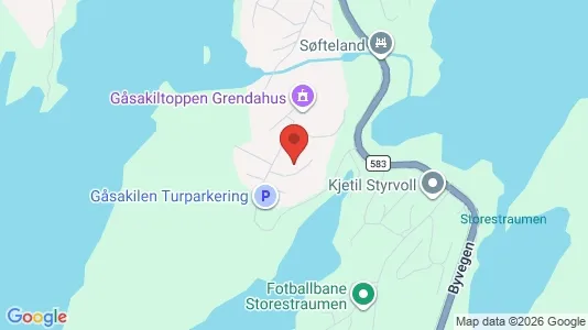 Apartments for rent i Os - kort over placeringen