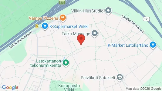 Apartments for rent i Helsinki Koillinen - kort over placeringen