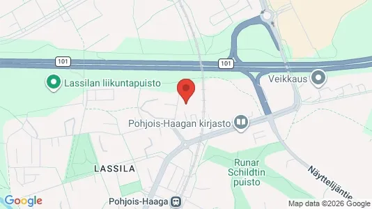 Apartments for rent i Helsinki Läntinen - kort over placeringen