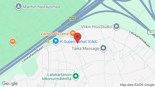 Apartments for rent i Helsinki Koillinen - kort over placeringen