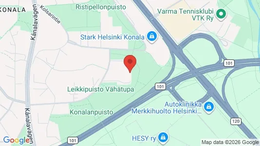 Apartments for rent i Helsinki Läntinen - kort over placeringen