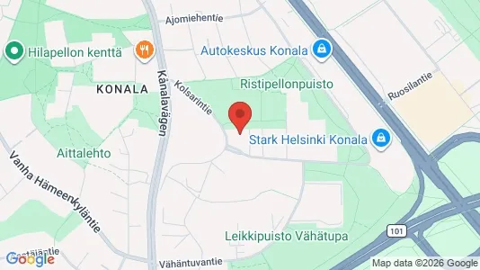 Apartments for rent i Helsinki Läntinen - kort over placeringen