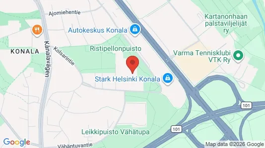 Apartments for rent i Helsinki Läntinen - kort over placeringen