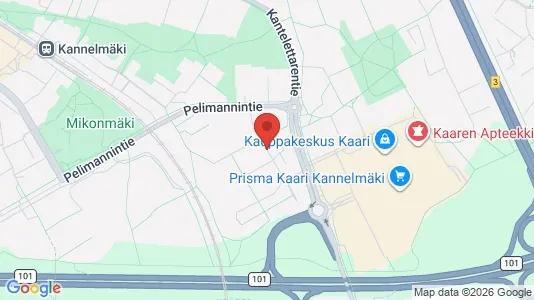 Apartments for rent i Helsinki Läntinen - kort over placeringen
