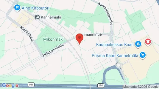 Apartments for rent i Helsinki Läntinen - kort over placeringen