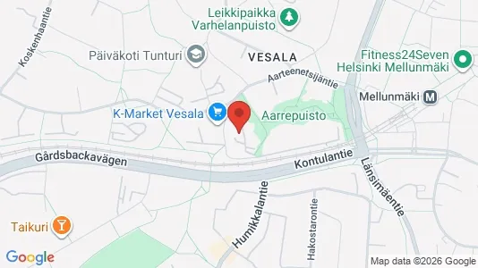 Apartments for rent i Helsinki Itäinen - kort over placeringen