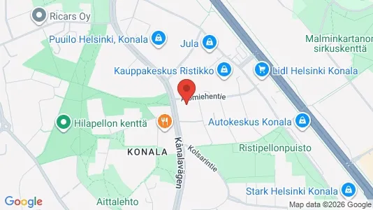 Apartments for rent i Helsinki Läntinen - kort over placeringen