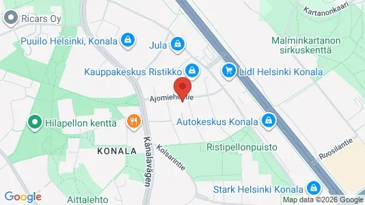 Apartments for rent i Helsinki Läntinen - kort over placeringen