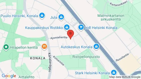 Apartments for rent i Helsinki Läntinen - kort over placeringen