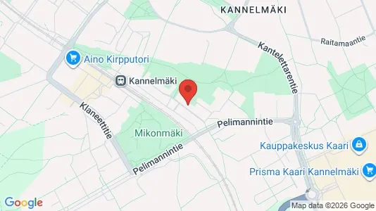 Apartments for rent i Helsinki Läntinen - kort over placeringen