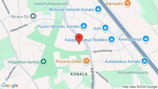Apartments for rent i Helsinki Läntinen - kort over placeringen