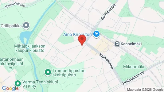 Apartments for rent i Helsinki Läntinen - kort over placeringen